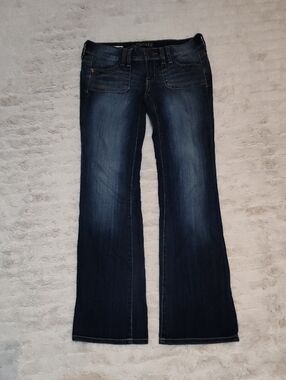 Decree Dark Blue Wide Leg Jeans